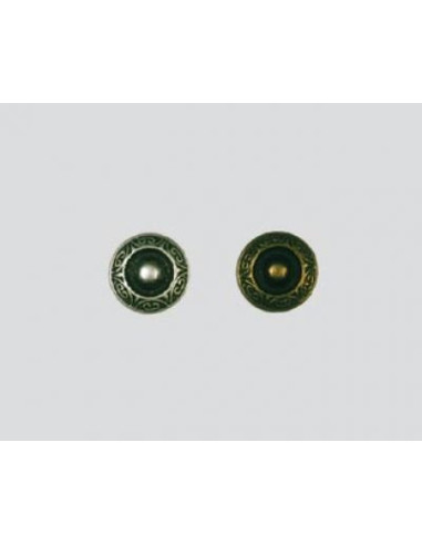 GARNITURE - CONCHO ROND A RIVETER SHERIDAN REF. MG 2900