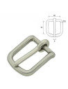 BOUCLE BRIDE SELLERIE ZAMAK ACIER INOXYDABLE
