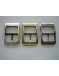 BOUCLE CEINTURE ZAMAK ACIER J14424 LARGEUR 40MM 2
