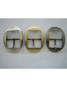 BOUCLE CEINTURE ZAMAK ACIER J14425 LARGEUR 40MM 2