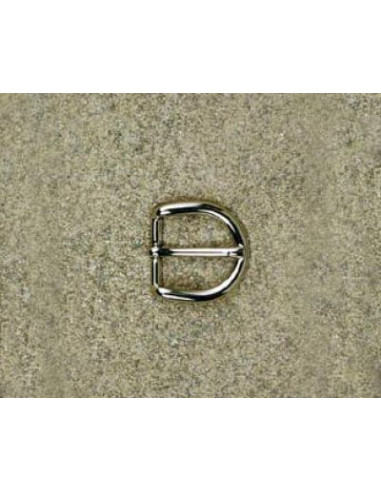 BOUCLE CEINTURE LAITON MIL 543 LARGEUR 25MM NICKEL