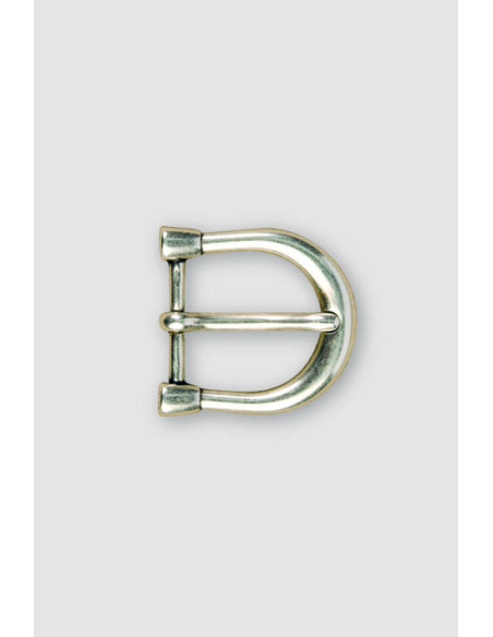 BOUCLE CEINTURE LAITON OS 4096 LARGEUR 30MM NICKEL OPAQUE
