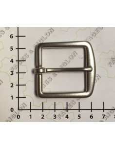 BOUCLE CEINTURE LAITON OS 4821 LARGEUR 35MM NICKEL OPAQUE