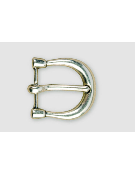 BOUCLE CEINTURE LAITON OS 4046 LARGEUR 40MM NICKEL OPAQUE