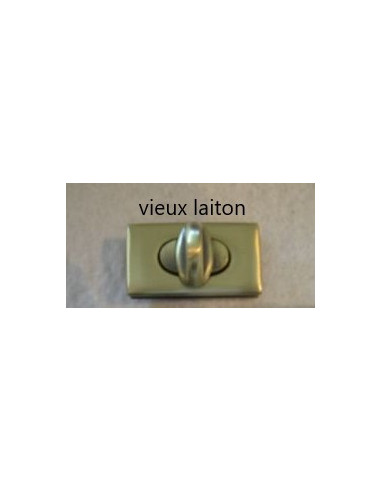 FERMOIR TOURNIQUET RECTANGLE POUR SAC MAROQUINERIE S593