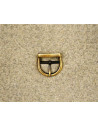 BOUCLE CEINTURE ZAMAK ACIER 2175 BRONZE