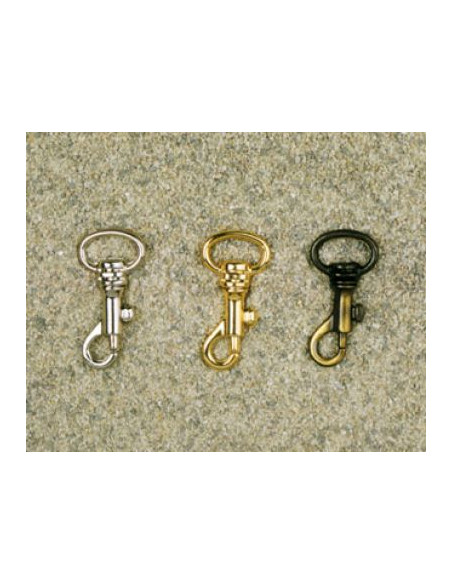 MOUSQUETON TOURNANT A POMPE - TIRETTE - BELIERE OVALE 5310