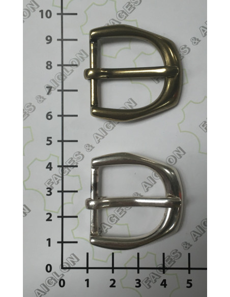 BOUCLE CEINTURE ZAMAK ACIER Y 11625 LARGEUR 25MM