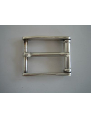 BOUCLE CEINTURE ZAMAK ACIER Y 11625 VIEIL ARGENT