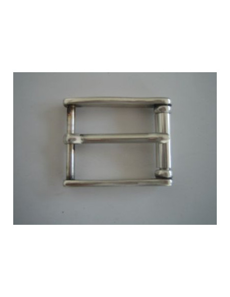 BOUCLE CEINTURE ZAMAK ACIER Y 11625 VIEIL ARGENT