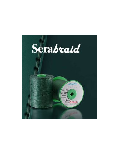FIL SERABRAID 1000/2006 - TR.900 - COULEUR - BOBINE 500M.