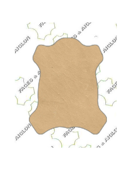 VEAU DOUBLURE TANNAGE MINERAL NATUREL 0.8/1.0 BEIGE