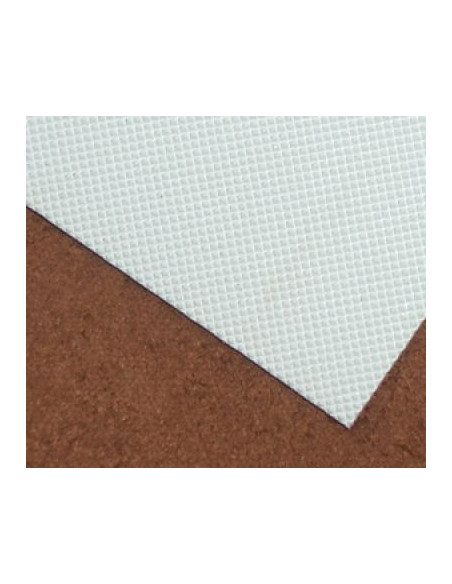 PLAQUE CAOUTCHOUC TRANSDUR RAPE BLANC 1.8MM - TOPY