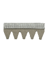 TREPOINTE ELASTOMERE CAOUTCHOUC CRANTEE NR26