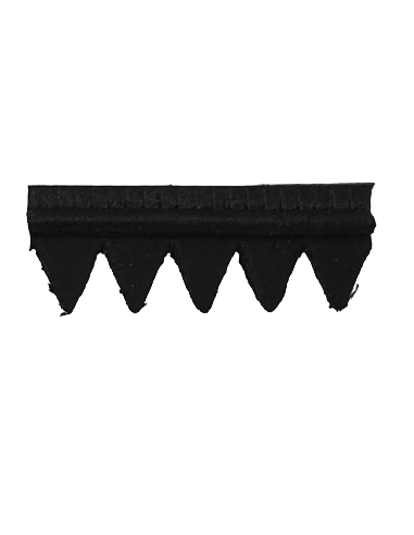 TREPOINTE ELASTOMERE CAOUTCHOUC CRANTEE NR29