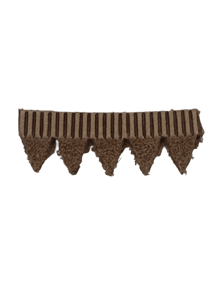TREPOINTE CUIR CRANTEE 14X3MM - ST4