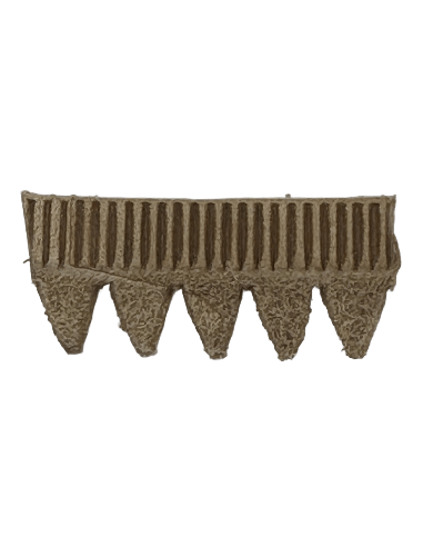 TREPOINTE CUIR CRANTEE 16X3MM - ST6