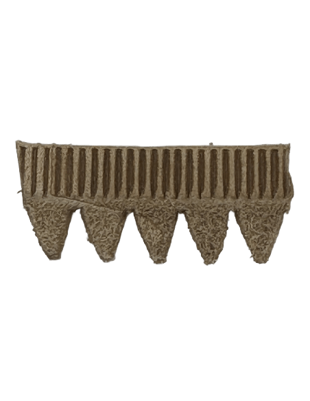 TREPOINTE CUIR CRANTEE 16X3MM - ST6