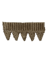 TREPOINTE CUIR CRANTEE 16X3MM - ST6
