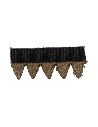 TREPOINTE CUIR CRANTEE 16X3MM - ST6