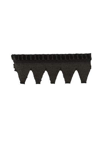 TREPOINTE ELASTOMERE CAOUTCHOUC CRANTEE NR25