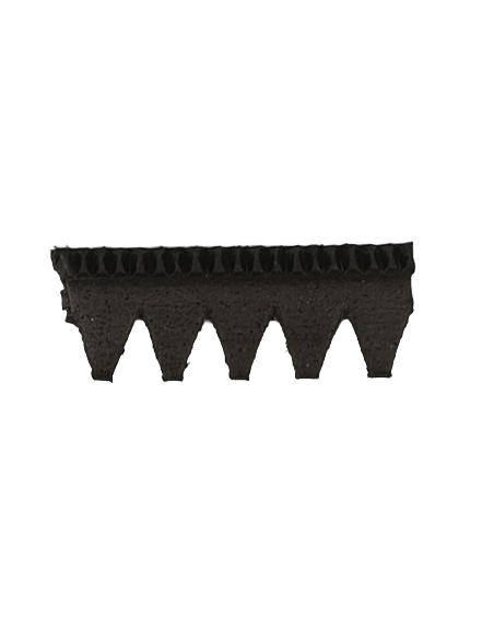 TREPOINTE ELASTOMERE CAOUTCHOUC CRANTEE NR25