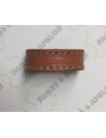 PASSANT CUIR COUSU POUR CEINTURE - TRANCHE POLIE