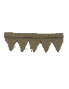 TREPOINTE ELASTOMERE CAOUTCHOUC CRANTEE NR25