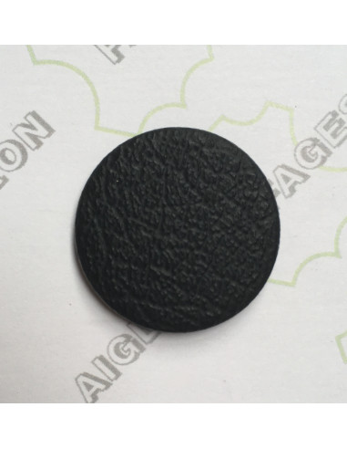 PLAQUE CAOUTCHOUC PROFIL CUIR BUFFALO 2.5MM NOIR - TOPY