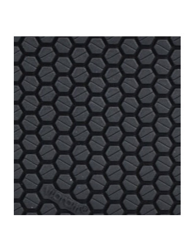 PLAQUE CAOUTCHOUC FEU &amp; HUILES SAFE WALKING 7120 NOIR 4MM - VIBRAM