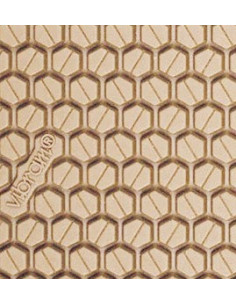 PLAQUE CAOUTCHOUC FEU &amp; HUILES SAFE WALKING 7120 CREME 4MM - VIBRAM