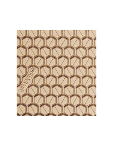 PLAQUE CAOUTCHOUC FEU &amp; HUILES SAFE WALKING 7120 CREME 4MM - VIBRAM