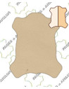 BANDE VEAU DOUBLURE TANNAGE MINERAL THI 0.8/1.0MM