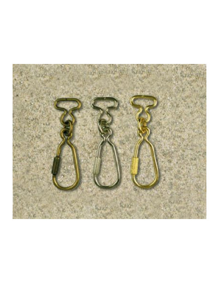 MOUSQUETON PORTE-CLE A VIS BELIERE PLATE 15003