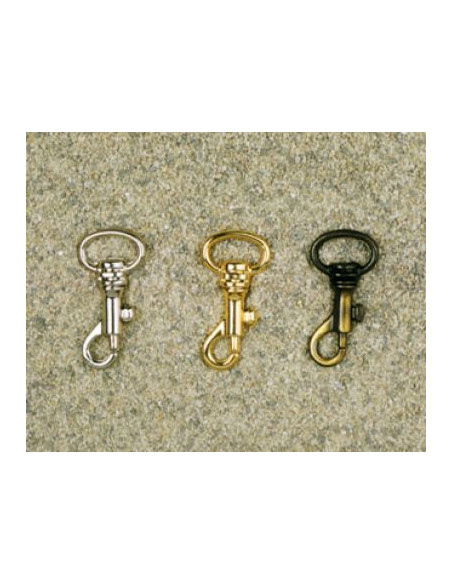 MOUSQUETON TOURNANT A POMPE - TIRETTE - BELIERE OVALE 5310