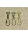 MOUSQUETON PORTE-CLE A VIS BELIERE PLATE 15003