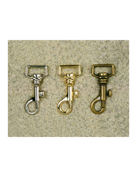 MOUSQUETON TOURNANT A POMPE - TIRETTE - BELIERE RECTANGULAIRE 5008