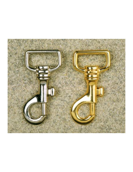 MOUSQUETON TOURNANT A POMPE - TIRETTE - BELIERE RECTANGULAIRE 5010