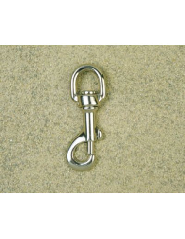 MOUSQUETON TOURNANT A POMPE - TIRETTE - BELIERE DEMI-RONDE 5923 NK