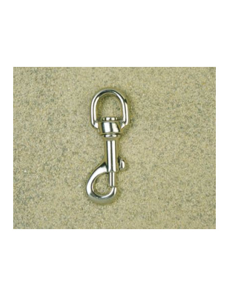 MOUSQUETON TOURNANT A POMPE - TIRETTE - BELIERE DEMI-RONDE 5923 NK
