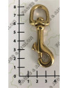 MOUSQUETON LAITON TOURNANT A POMPE/TIRETTE - BELIERE DEMI-RONDE 1375