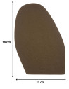 PATIN - DEMI-SEMELLE CAOUTCHOUC TOPGUM CREPE 1.8MM TAILLE H2 - TOPY