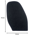 PATIN - DEMI-SEMELLE CAOUTCHOUC TOPGUM CREPE 1.8MM TAILLE H3 - TOPY