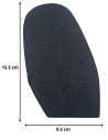 PATIN - DEMI-SEMELLE CAOUTCHOUC TOPSEM 3.5MM TAILLE F2 - TOPY