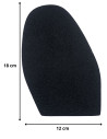 PATIN - DEMI-SEMELLE CAOUTCHOUC TOPGUM CREPE 1.8MM TAILLE H2 - TOPY