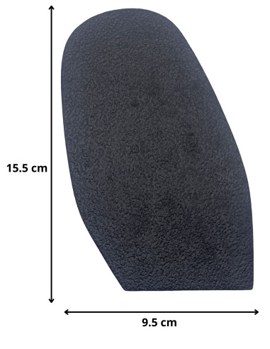 PATIN - DEMI-SEMELLE CAOUTCHOUC TOPSEM 3.5MM TAILLE F2 - TOPY
