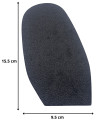 PATIN - DEMI-SEMELLE CAOUTCHOUC TOPSEM 3.5MM TAILLE F2 - TOPY
