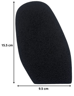 PATIN - DEMI-SEMELLE CAOUTCHOUC TOPGUM CREPE 1.8MM TAILLE F2 - TOPY 2