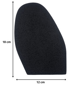 PATIN - DEMI-SEMELLE CAOUTCHOUC TOPGUM CREPE 1.8MM TAILLE H2 - TOPY 2