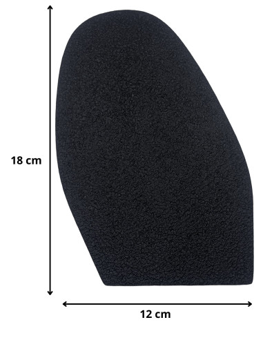 PATIN - DEMI-SEMELLE CAOUTCHOUC TOPGUM CREPE 1.8MM TAILLE H2 - TOPY